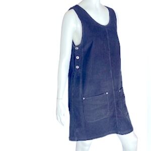 Navy blue cord jumper juniors medium